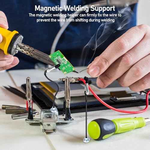 4 Pack Magnetic Helping Hands Soldering Soldering Holder Helping Hands Welding Tool Stereo for Field Welding Machinery