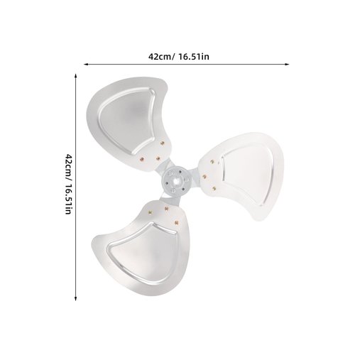 Wakauto Heavy-duty Aluminum Fan Blades 18 Inches For Industrial And Commercial Use Floor Fan Replacement Standing Pedestal Fan Accessory