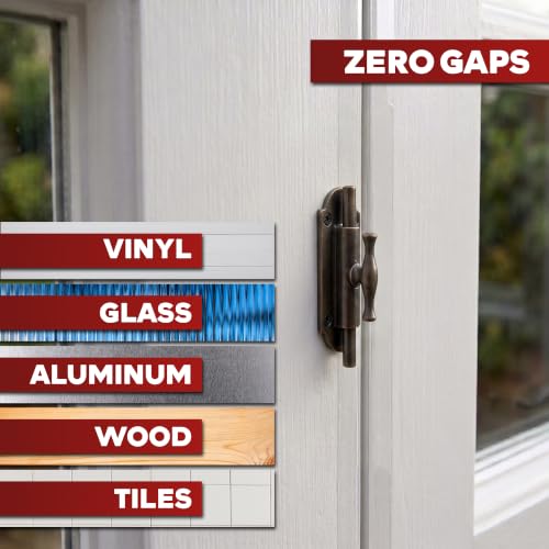 XFasten 2-Inch x 30 Yards Clear Weather Sealing Tape, No Residue, Long-Lasting Window Draft Seal