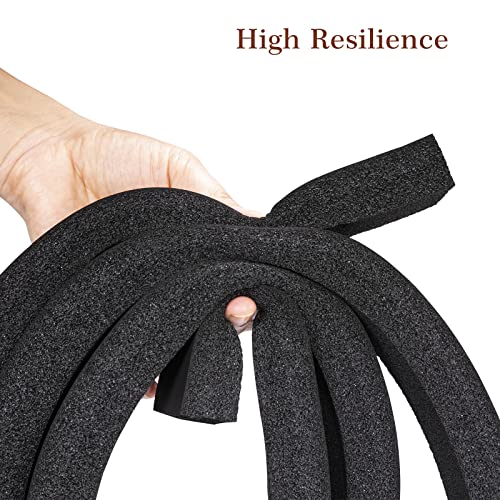 Yotache 1x1 Inch x13Ft Window Air Conditioner Seal Kit No Glue - Weatherproof Insulation Foam Strip