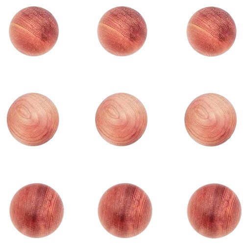 20 Pieces Cedar Blocks Wooden Cedar Planks Chips Cedars Space Ball Storage Accessories for Clothes Storage