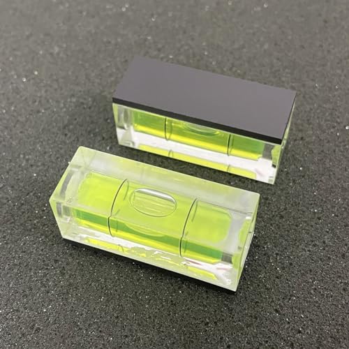 Magnetic Bubble Level 15x15x40mm - 2 Pack Small Square Spirit Levels