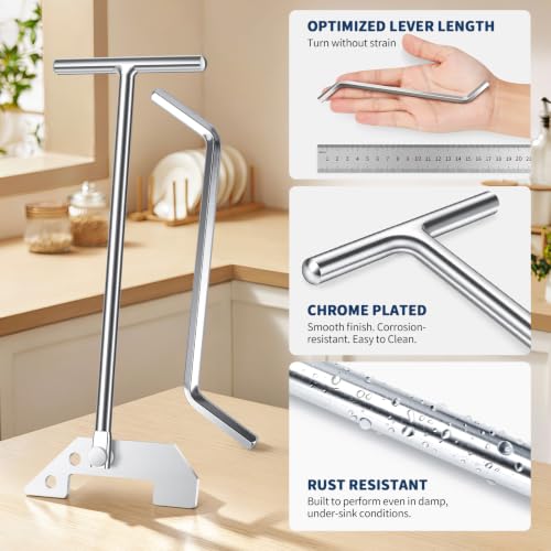 Garbage Disposal Unjamming Wrench Kit – Universal Hex & Sink Cleaning Tool
