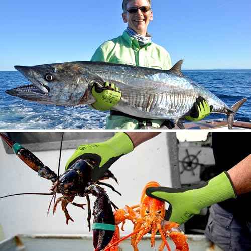 Schwer 2 Pairs Cut Resistant Gloves ANSI A6 Cut Proof Work Gloves, Touchscreen, for Men and Women Used for Woodworking, Glass Cutting, Construction, Cargo Handling, Car Repair, L