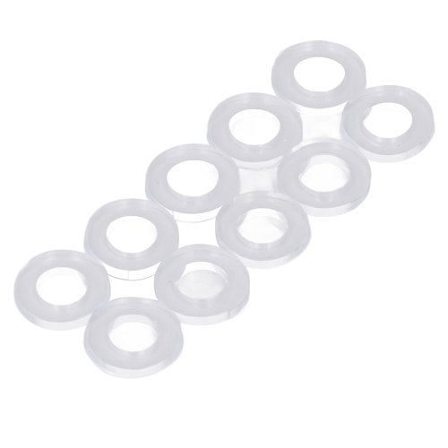Greensen CO2 Quick Adapter Gasket Long Service Life, Excellent Silicone O Rings for Soda Maker Hose, 10PCS Standard Size Gaskets, Convenient Replacement for Soda Water Machine