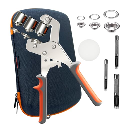 Heavy-Duty Grommet Tool Kit for Tarps, Flags, and Canvas Repair