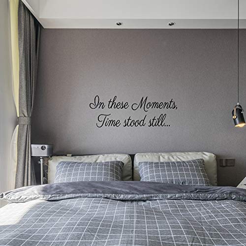 in These Moments Time Stood Still Wall Decal Art Decoration Room D?cor Vinyl Lettering Motto Inspirational Words
