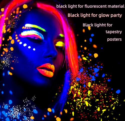 UV Black Light LED Strip 1ft for Fluorescent Tapestry & Party Decor