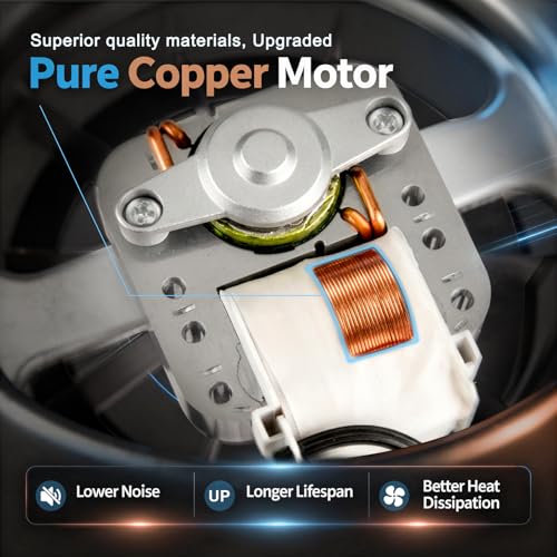 REHAVE C350BN Upgrade Pure Copper Motor 50CFM Bathroom Fan Replacement