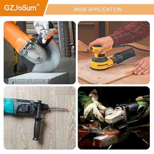 40 Pack Electric Motor Carbon Brushes Set, 10 Different Sizes for Replacement Repair Power Tool Part Electric Hammer Drills Angle Grinders Circular Table Saw