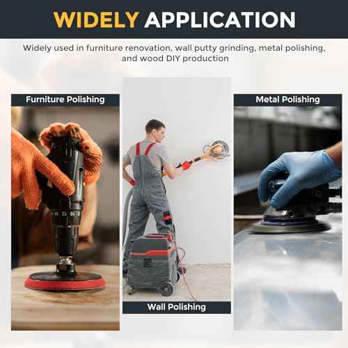 HARFINGTON 100 Pcs 2 Inch Sanding Discs, 320 Grit Hook and Loop Sandpaper, No-Hole Aluminum Oxide Orbital Sander Sandpaper for Woodworking Automotive Metal Polishing, Red