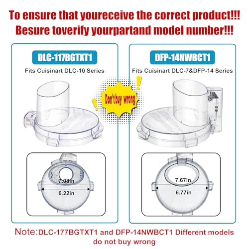 DFP-14NWBCT1 14-Cup 4-Lug Lid Replacement for DLC-005AGTXT1, BPA-Free Fit for DFP-14 Series