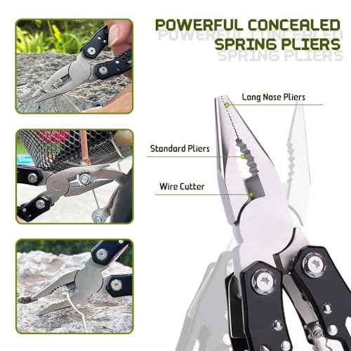 14 in 1 Multitool Pliers Gives One Whistle as a Gift, Professional Pocket Pliers from Wife Daughter to Father Boyfriend Husband on Christmas, Birthday, Valentine's, Father's Day - Samest