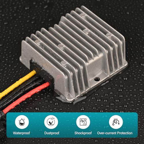 20A 240W Waterproof DC-DC Step-Down Voltage Converter for Golf Cart