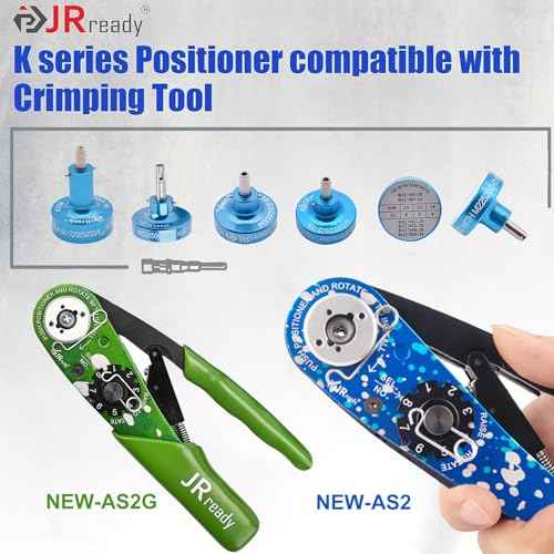 JRready K13-1 Positioner for Coax Crimp Tool AS22520/2-01 Crimp Contacts Pin #20 M39029/64-369,63-928, Soc #20 M39029/63-368,63-968(1 pcs)