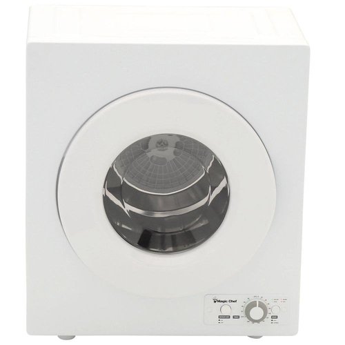 Magic Chef 2.6 Cu. Ft. Compact Electric Dryer, Portable Clothes Dryer is Perfect for Home or Apartment, White