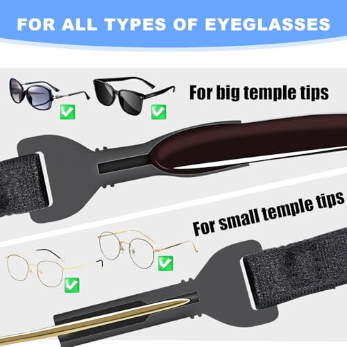 kids eye glass Strap with storage box No Tail sunglass Strap Eyeglass Holder Around Neck-Adjustable Eyewear Retainer