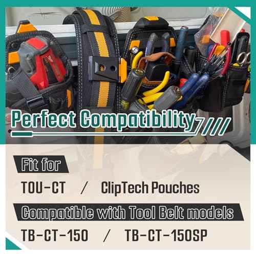 Tool Belt Clip Fits for TOU-CT Models ClipTech Pouches TOU-CT-150 TB-CT-150SP