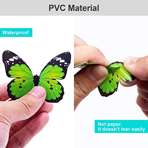 80 Pcs 3D Butterfly Wall Stickers Decorations for Room Decor - EOORAU