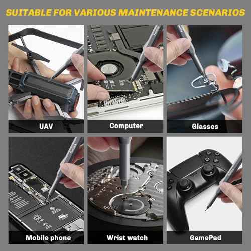 Microtools Set - Multi-Functional Precision Repair Kit: With Glasses/Watch Repair Tools, Jeweler Screwdriver & Laptop Small Tools, Ideal for Eyeglass, Watch, Laptop Maintenance & Daily Repairs