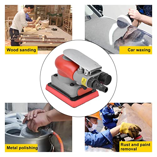Ejoyous 75x100mm Alloy Steel Orbital Sander Sanding Pad for Wood, Metal, Car Waxing