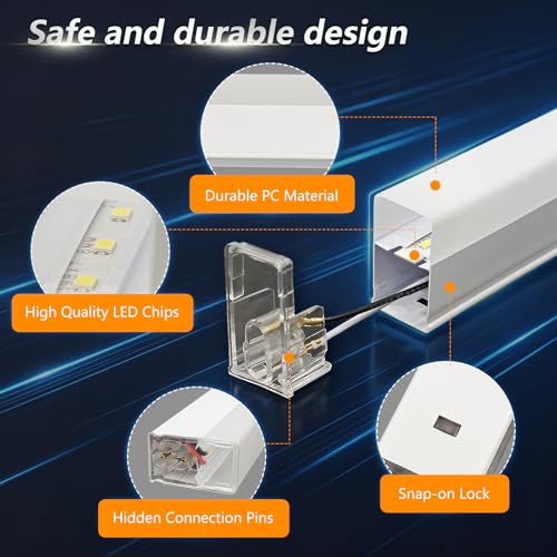 Bevenus 5-Grid Hexagon Garage LED Light 168W 6500K Super Bright Ceiling Fixture