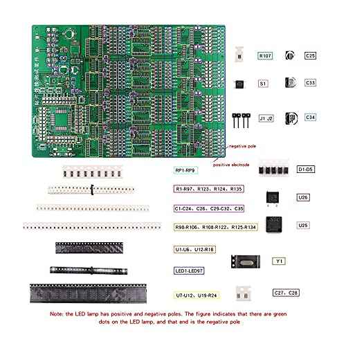 Soldering Practice Kit,3 Kits SMD SMT Weldering Skills Training Board(Soldering-All)