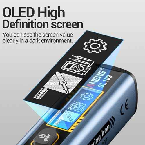 Soldering Iron Kit, Portable Soldering Iron 2in1 Usb soldering gun with LED Digital Adjustable Temperature 212-842¢µ 75W 3S Fast Heating Auto-Sleep Mode for Electronics Repair DIY (SL109)