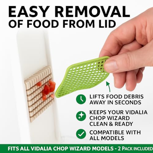 Vidalia Chop Wizard EZ Cleaning Lift Tabs – 2 Pack Replacement Accessories