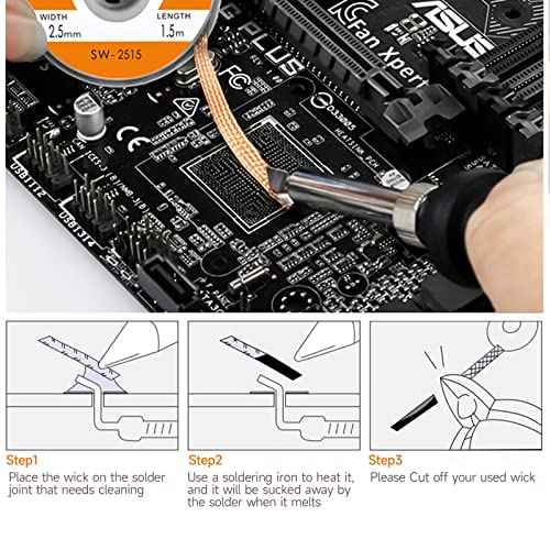 TOWOT Soldering Iron Kit, Electronic Soldering Iron 60W Adjustable Temperature, Deoldering Pump, Tin Wire, Solder Wick, Tweezers, Soldering Iron Tips Set, Soldering Iron Stand, Wire Strippers