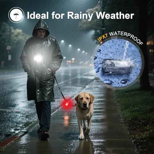 Tubasion Clip On Running Light with 3 Modes, USB-C Rechargeable Running Lights for Runners, IPX7 Waterproof EDC Flashlight for Jogging, Cycling, Working, Dog Walking, Camping and Safety Warning