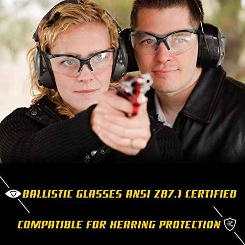 Shooting Glasses for Men and Women Anti Fog ANSI Z87.1 Eye Protection