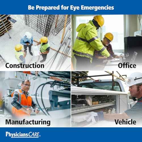 First Aid Only SmartCompliance Refill Eye Wash Solution, Sterile Isotonic Buffered Solution for Flushing & Irrigating Eyes, 4-oz Bottle