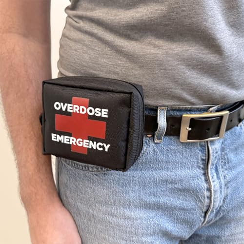 Overdose Emergency Response Kit Belt Pouch - Compact First Responder Storage