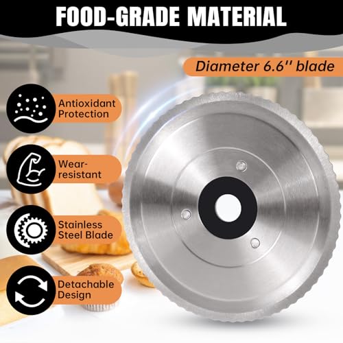 6.6'' Bread Slicer Replacement Blade for Vanerepok Serrated Stainless Steel