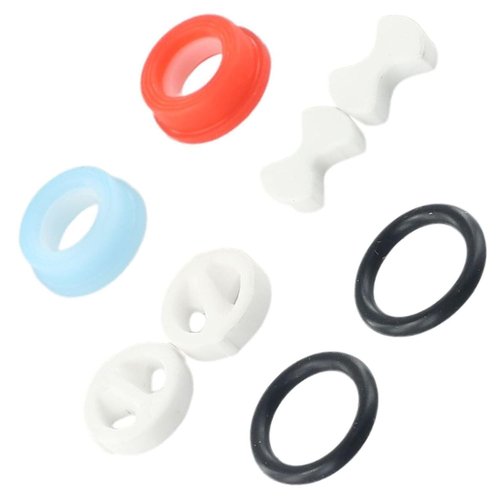 8 Pcs Pleochroic Faucet Washers Ceramic Disc Cartridges Silicon Washer Insert Turn Washers Replacement for Valve Tap, Faucet Parts