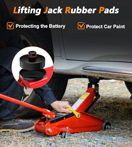4 Pack Tesla Jack Pad Lifting Pucks with Storage Case for Models 3/Y/X/S
