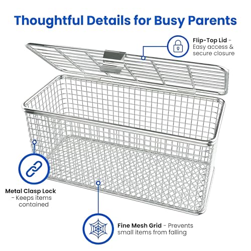 Viscogrip 18/8 Stainless Steel Dishwasher Basket for Small Items