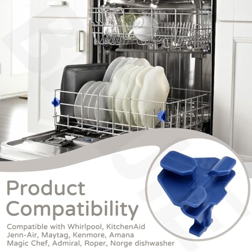 Whirlpool W10671904 Silverware Basket Support Clip – 2 Pack