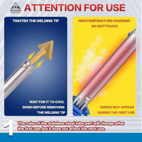 GNI Upgraded 150W LED Digital Adjustable Temperature Plastic Welder, 106PCS Welding Rods Repair Kit, 4 Tips 3 IN 1 Soldering Iron Kit, Plastic Welding Kit for DIY Bumper Kayaks