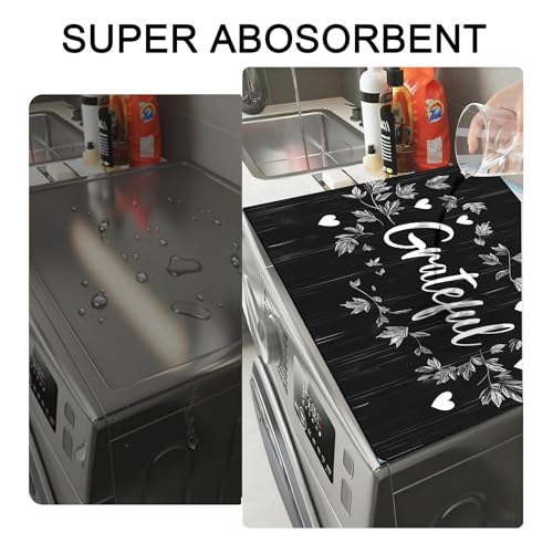 Washer & Dryer Top Cover Non-slip Mat, Dustproof PVC Protector 23.6x19.7 in