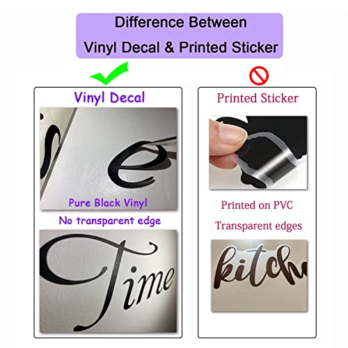 Happiness is Homemade Flower - Carved Vinyl Separated Letters Living Room Wall Decal Home D?cor Stencil Art Letters Mural Lettering Words