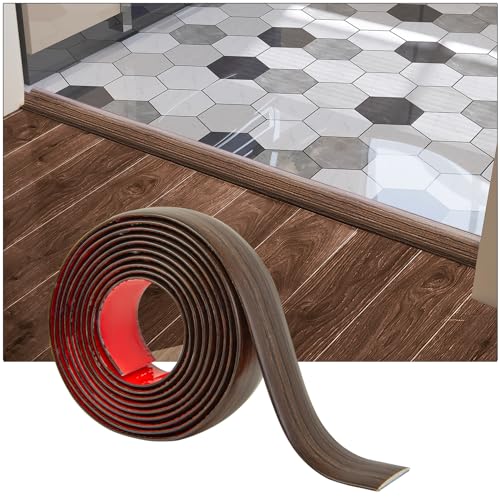 Art3d 4 ft Brown Floor Transition Strip - Laminate Floor Divider
