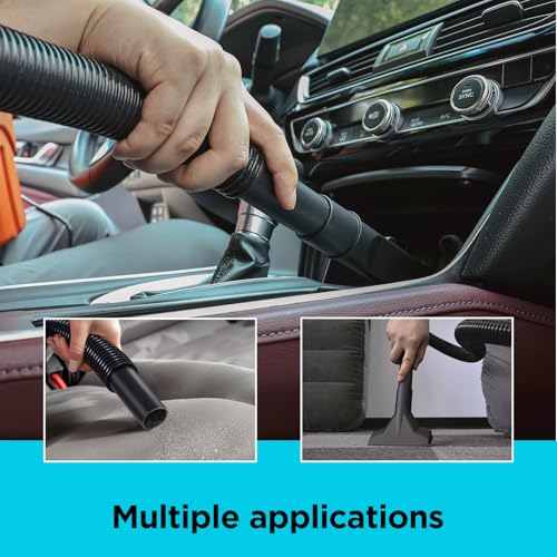BLACK+DECKER 2.5 Gallon 3 HP Wet Dry Shop Vacuum Cleaner with Accessories