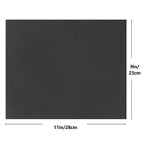 400 600 800 Grit,15Pcs Wet Dry Sandpaper Sheets, Premium Silicon Carbide Auto Sand Paper,9 x 11 inch