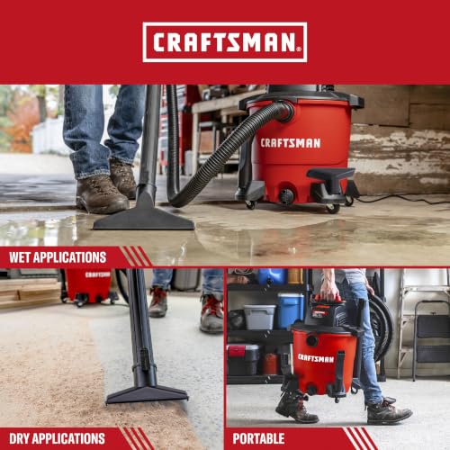 Craftsman 9 Gallon Wet Dry Shop Vacuum 4.25 Peak HP with Blower Port