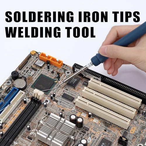 10Pcs T12 Soldering Iron Tips, Welding Tool Replacement Tips for FX-951 Soldering Stations, Soldering Station Tips Tool with T12-B/BC2/C1/C4/D4/D08/D24/I/JL02/K Tips