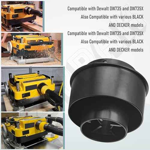 514001148 Planer Vacuum Adaptor Replacement Compatible with Dewalt DW735 DW735X Planer, Replace 5140011-48 Fit for Dewalt Planer Parts