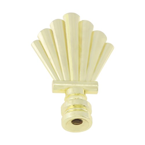 RTNLIT Lamp Finial Cap Knob 2.8 Inch Tall Lamp Finials Decorative Alloy Finials for Lamp Shades, Tapped 1/4-29 Lamp Knob Replacement, Gold
