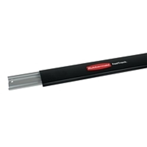 Rubbermaid FastTrack Wall Mounted Storage and Organization System Rail 48" Holds up to 1750 pounds Black Home/Garage Organization for Yard Tools/Sports Equipment/Ladders